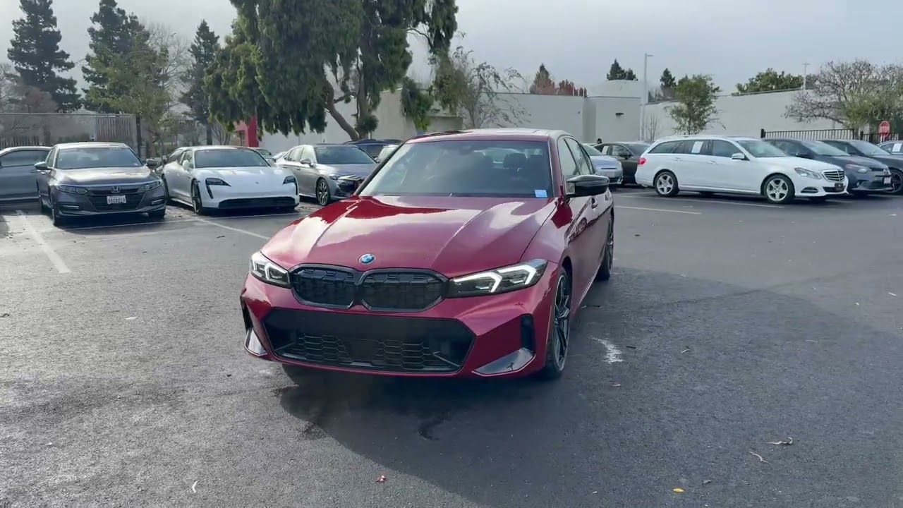 Представляем BMW M340i 2026 года в цвете Vegas Red | 4K