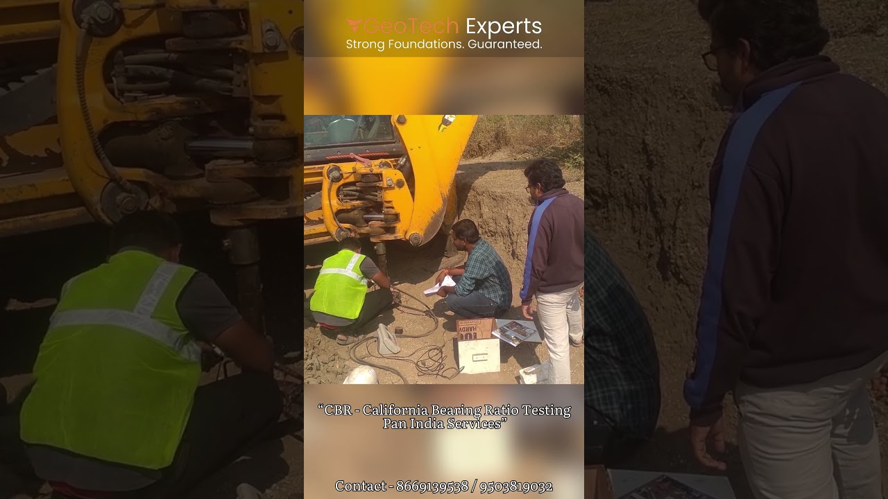 California Bearing Ratio (CBR) Testing &ndash; Reliable Pan-India Services! 🌍🏗️ #civil #shorts