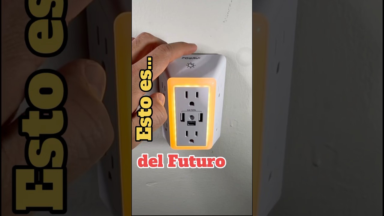 Mejora tu HOGAR con este Tomacorriente que Parece venir del futuro