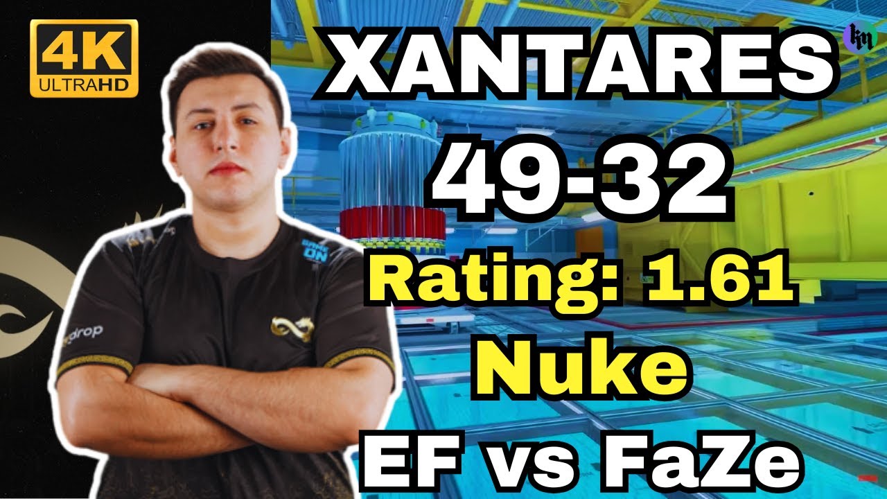 XANTARES (49-32) EF vs FaZe (nuke) | IEM Katowice 2025 | CS2 POV/DEMO