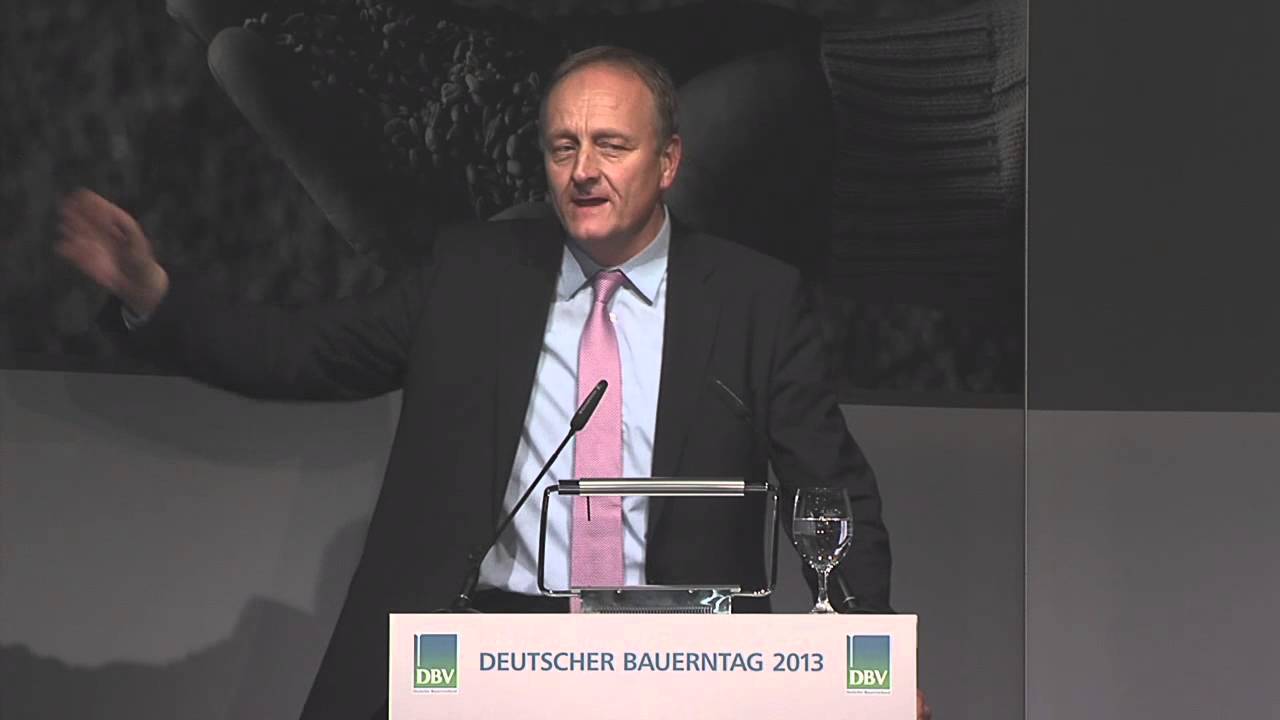 Bauernpräsident Joachim Rukwied Grundsatzrede auf dem Bauerntag 2013