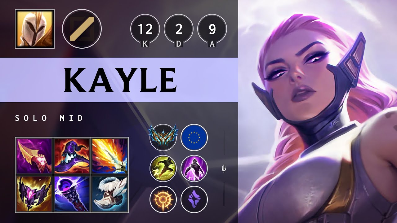 Kayle Mid vs Twisted Fate - EUW Challenger Patch 25.16