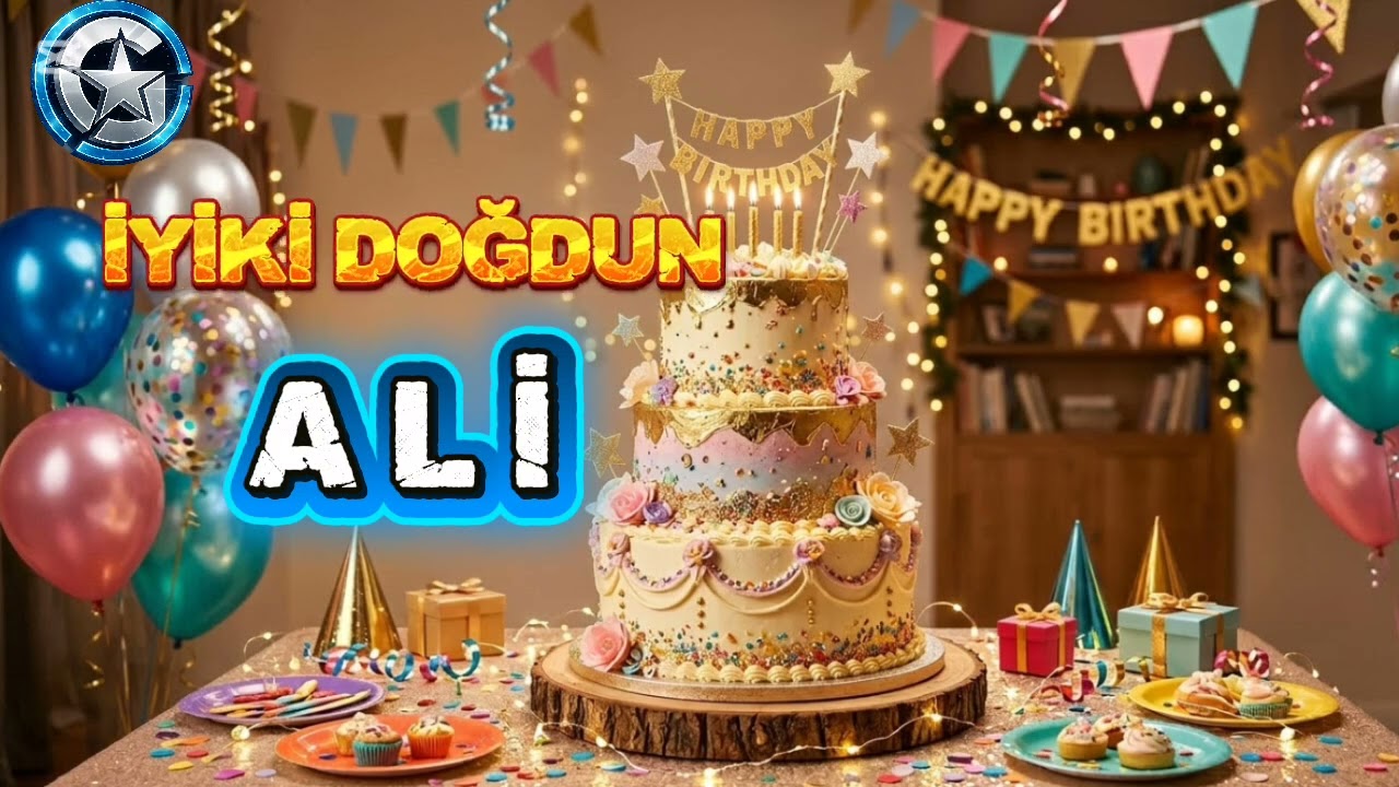 İyiki Doğdun ALİ - İsme Özel Doğum Günü Şarkısı (Happy Birthday To You)
