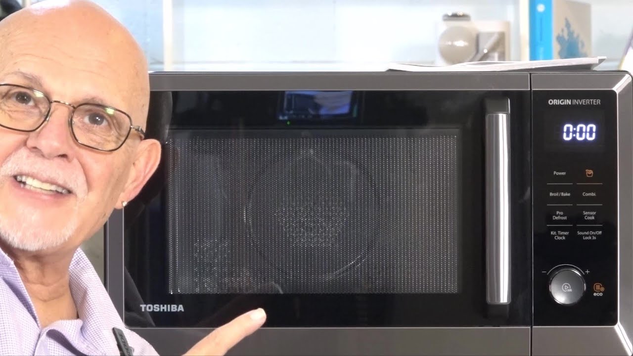 TOSHIBA 7-in-1 Countertop Microwave Oven Air Fryer Combo