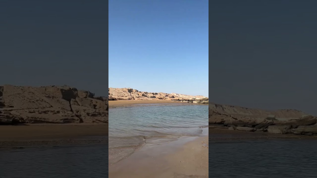 #PersianGulf #Qeshm Island￼#Iran #Travel￼#Beach￼ Look up the blue clear waters of the Persian gulf￼￼