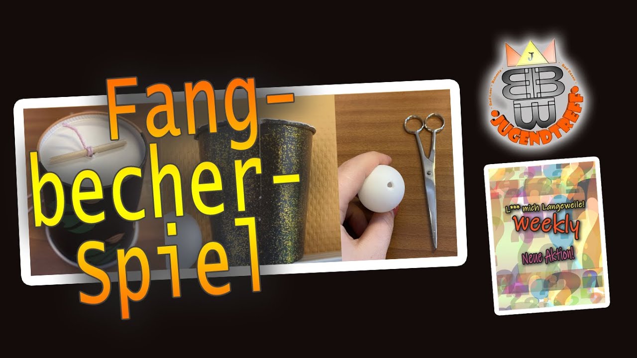 Fangbecher-Spiel basteln | Anleitung UND Bastelpaket