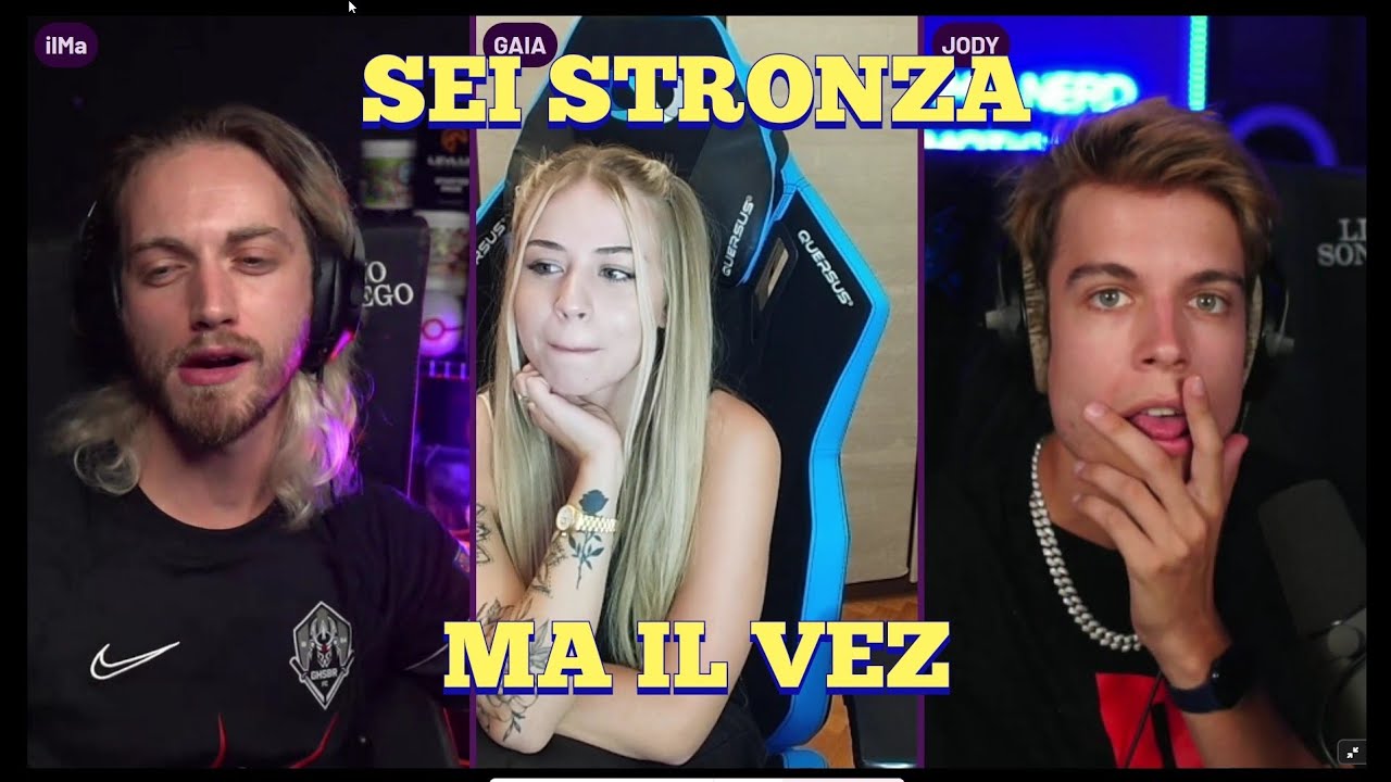 Gaia clerici viene insultata dal masseo - TWITCH ITA -