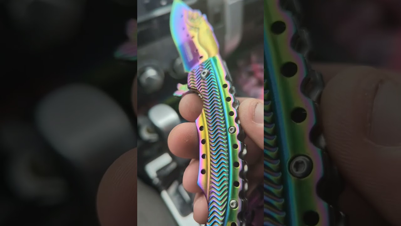 🧜&zwj;♀️🔪 Ode to @Mattisfaction Boker Mermaid Knife #edc #knife #subscribe #yoitubeshorts #viral #short
