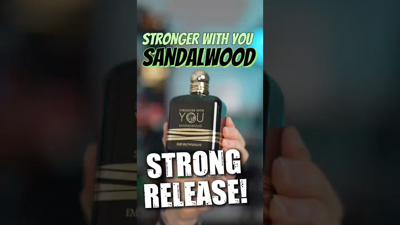 NEW! ARMANI STRONGER WITH YOU SANDALWOOD