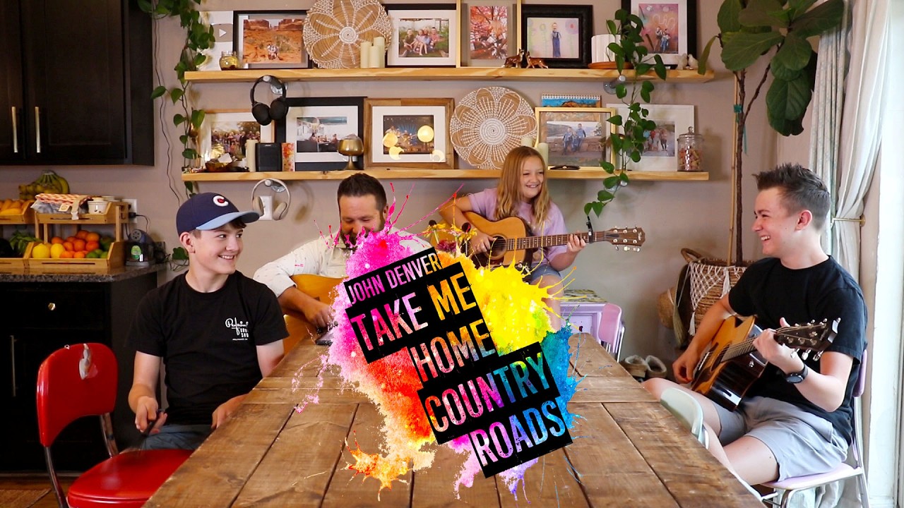 Colt Clark and the Quarantine Kids исполняют &laquo;Take Me Home Country Roads&raquo;
