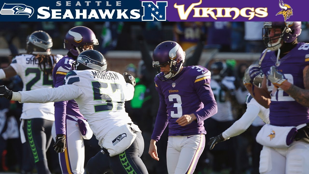 The Frostbite Fight! (Seahawks vs. Vikings, 2015 NFC Wild Card) | NFL Vault Highlights