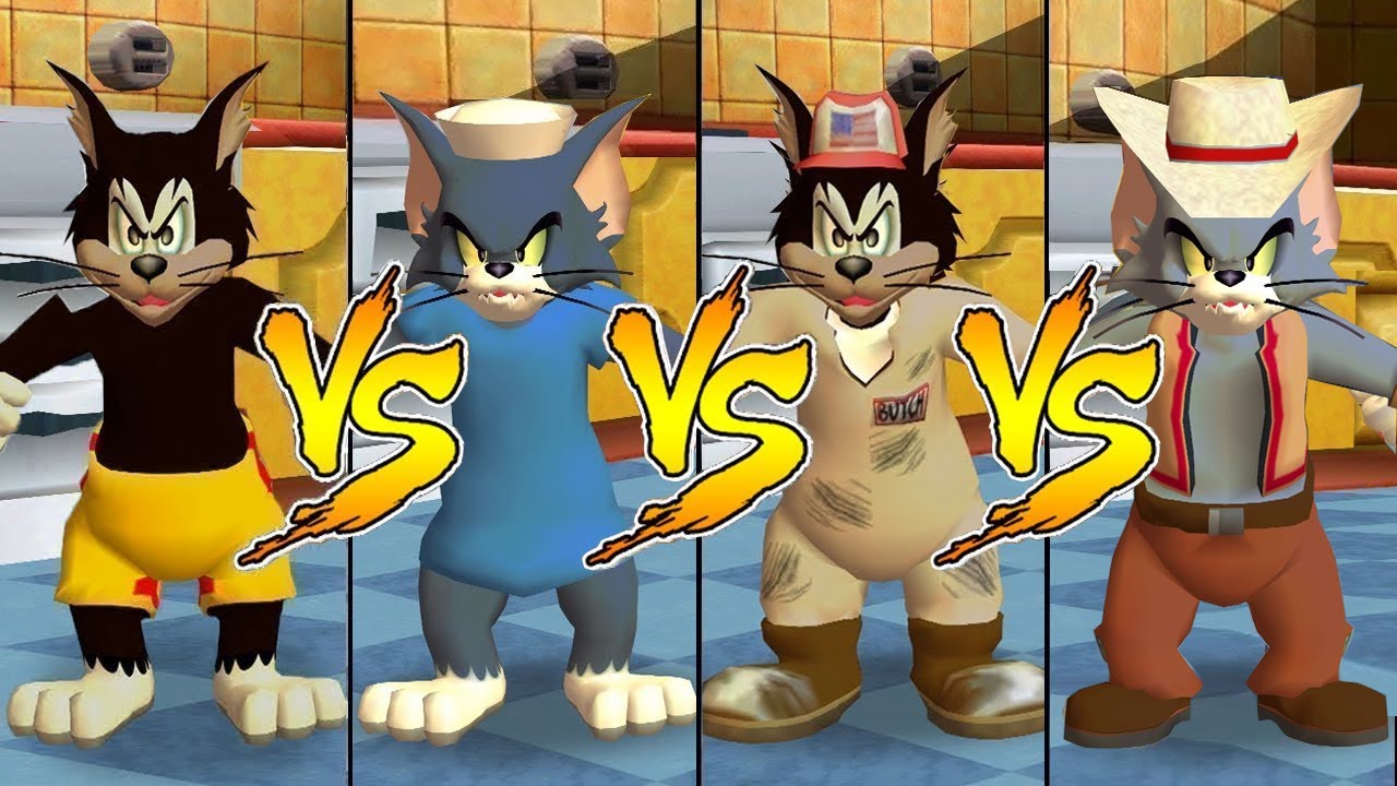 Tom and Jerry in War of the Whiskers Tom Vs Butch Vs Tom Vs Butch (Master Difficulty)
