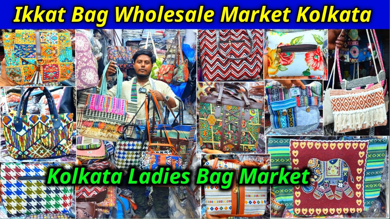 Ikkat Bag Market in Kolkata / Kolkata bag wholesale market