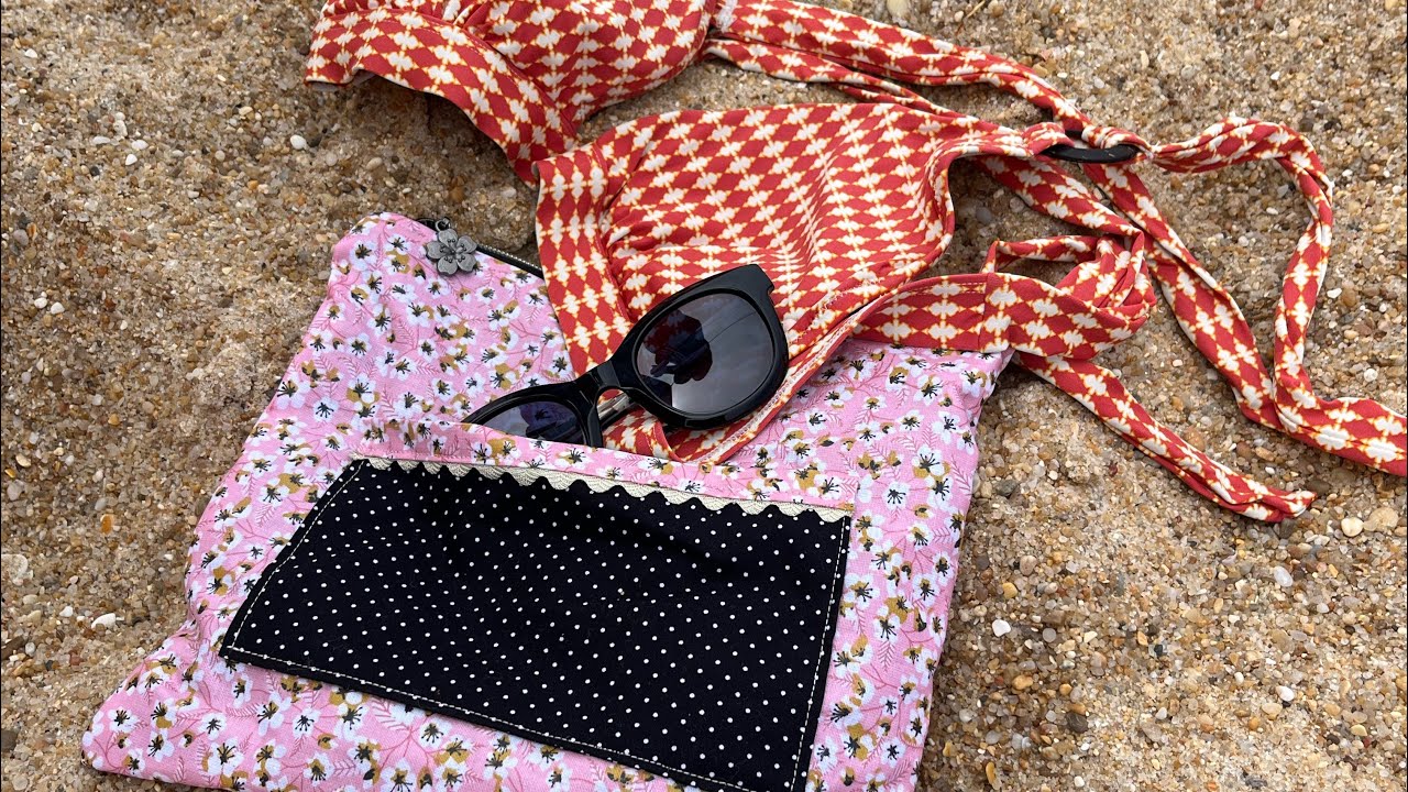 Tuto Pochette à maillot de bain-Couture Stefellya