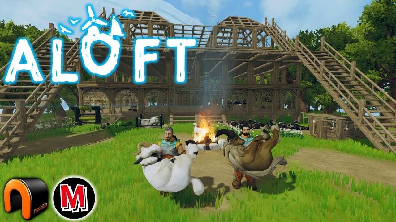 ALOFT Survival - Beginning Our Flying Island Base! - Day 1