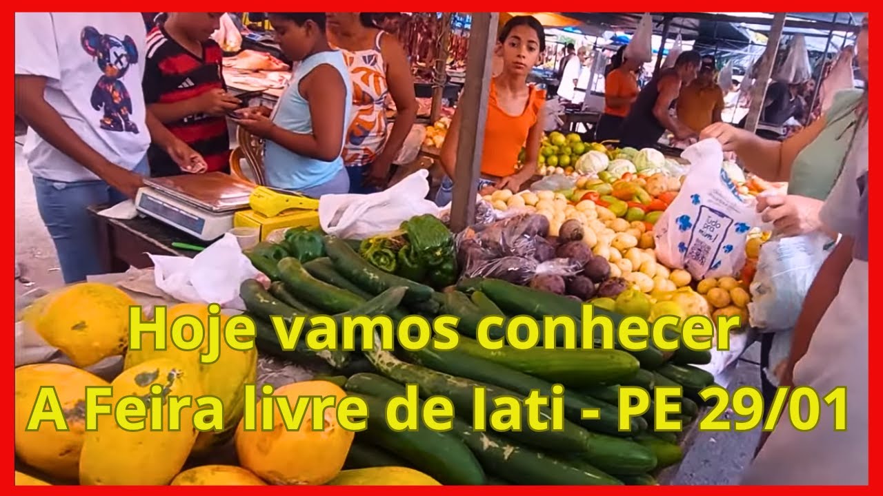 FEIRA LIVRE DA CIDADE DE IATI -PE 29/01/2026