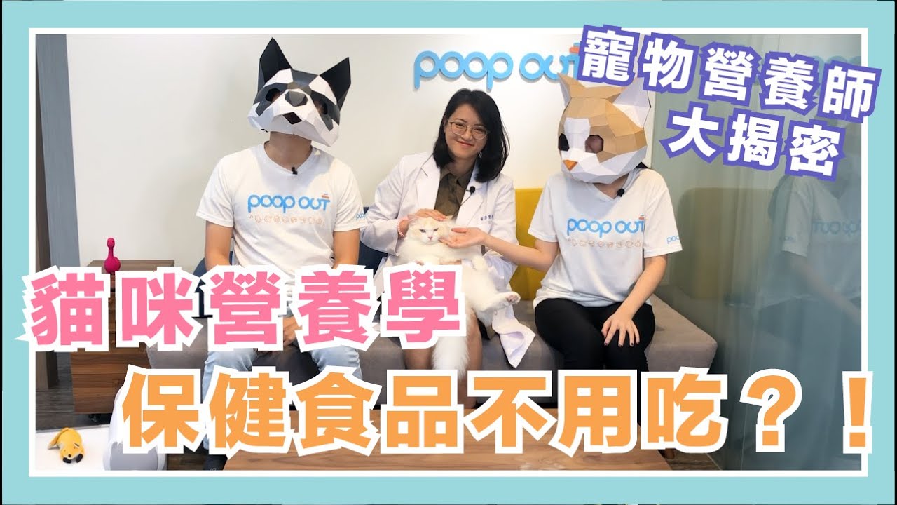 貓咪營養學！保健食品不用吃？！POOPOUT 毛孩大小事 | EP#10