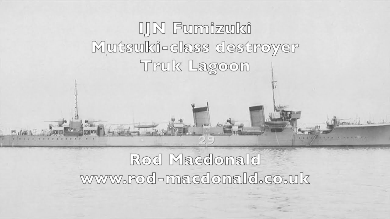 Diving the wreck of the destroyer IJN Fumizuki at Truk Lagoon