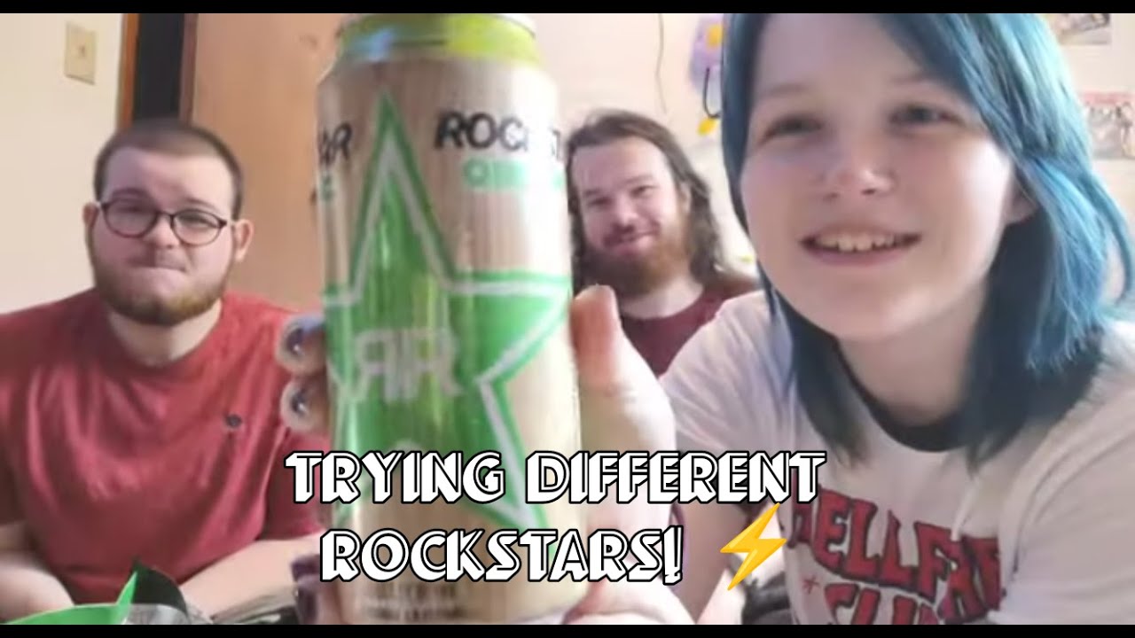 TRYING DIFFERENT FLAVOR ROCKSTARS! FT: My Brothers!
