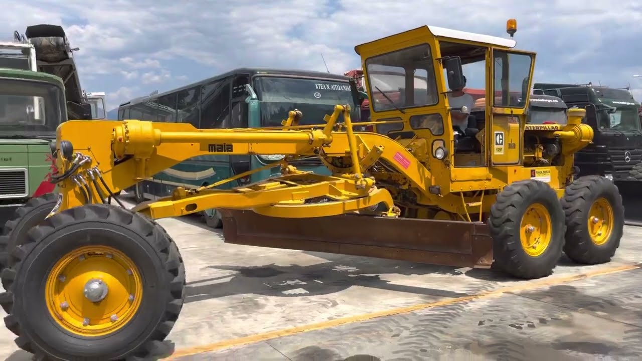 CAT 12F #grader #caterpillar #caterpillarequipment #caterpillars #earthmover #used #yard #cat #big