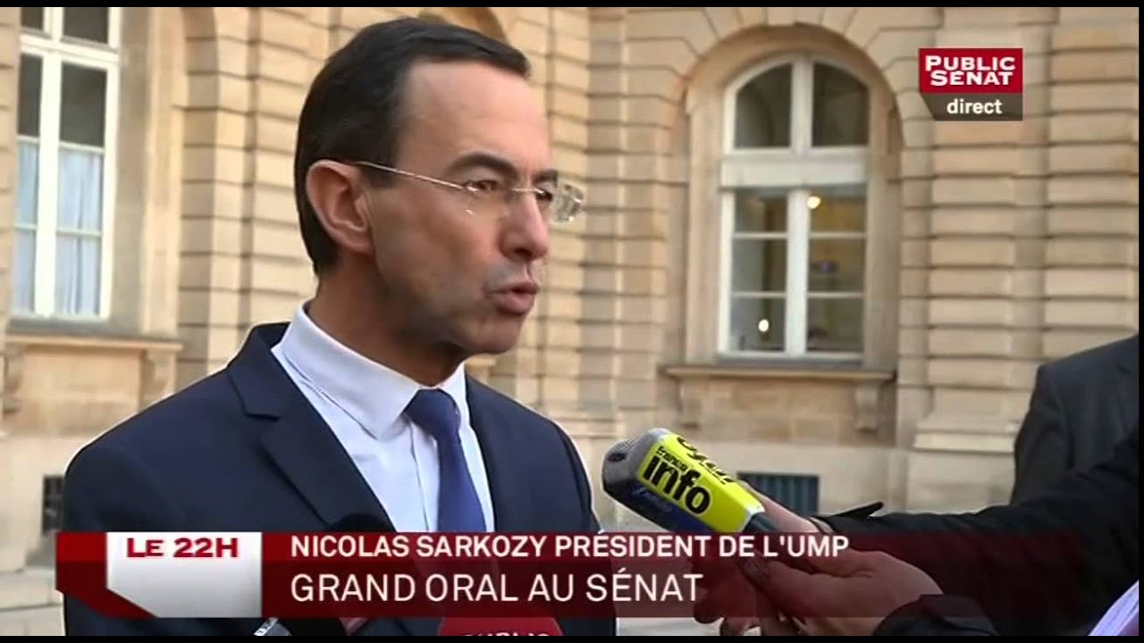 Nicolas Sarkozy président de l'UMP : grand oral au Sénat