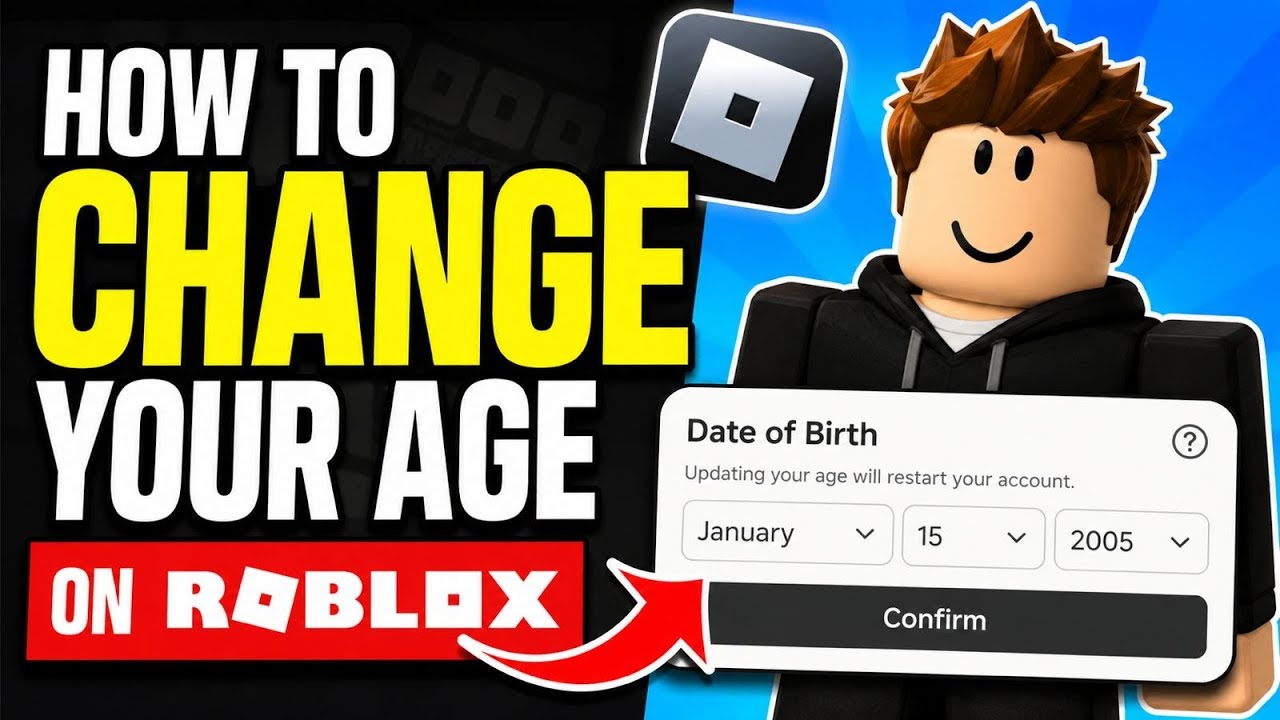 How To Change Your Age On Roblox Account (2026) | Easy Roblox Birthday Update 