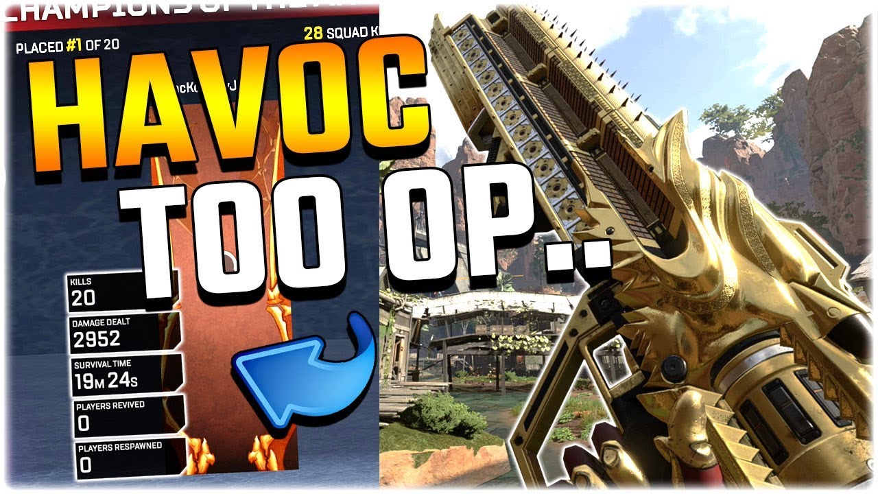 The HAVOC is so STRONG!! (Apex Legends PS4)