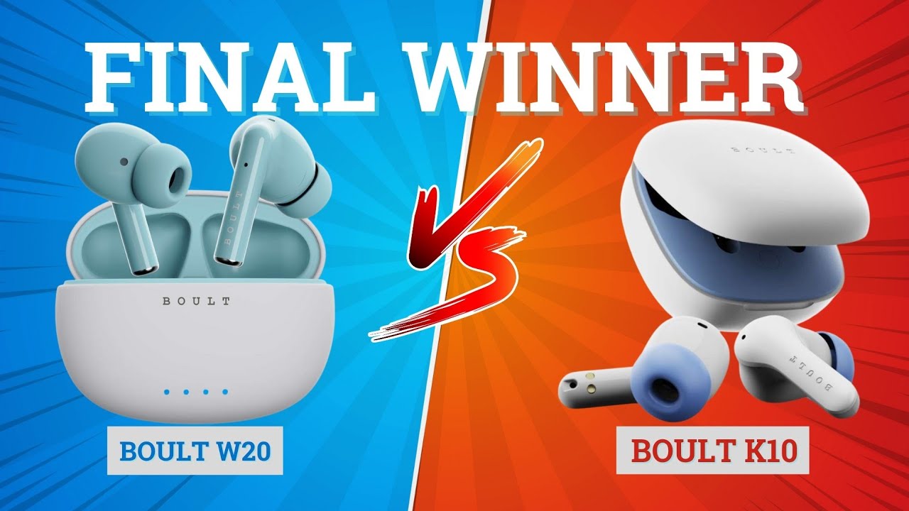 Boult K10 vs Boult W20 🔥 Best Budget Earbuds for Music & Gaming⚡️