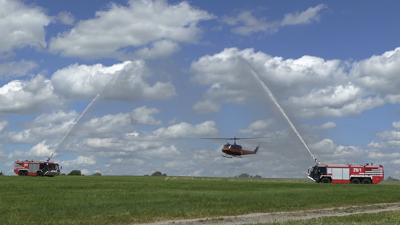 Bundeswehr | TrspHubschrRgt 30 | Platzrunden der Goodbye Huey | Bell UH-1D | 73+08 | Niederstetten