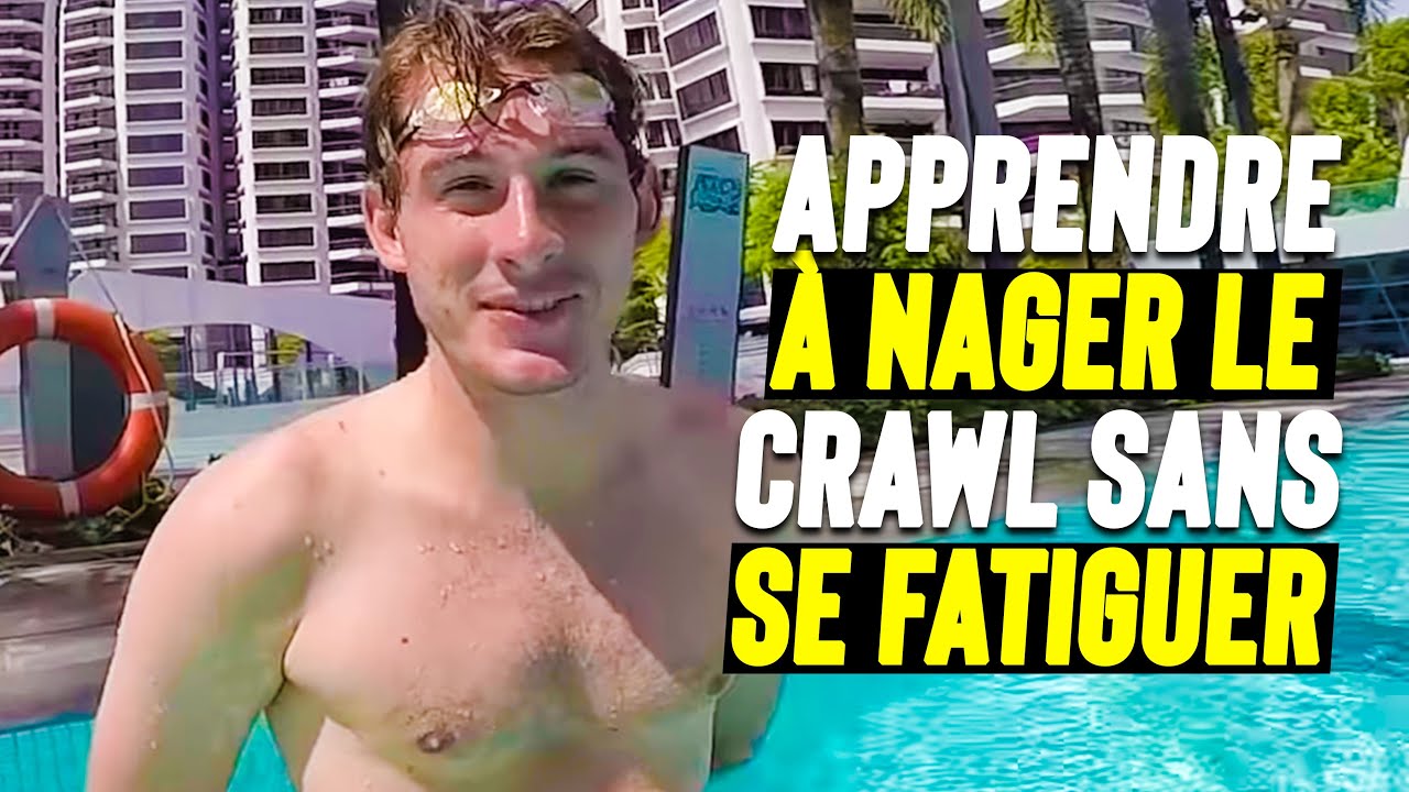 Apprendre à nager le crawl longue distance et respirer sans se fatiguer