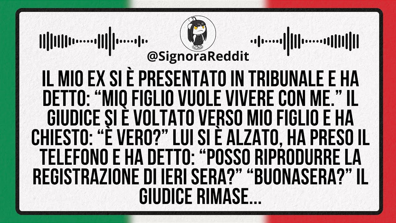 Il mio ex ha detto al giudice che nostro figlio voleva vivere con lui. Allora mio figlio ha preso...