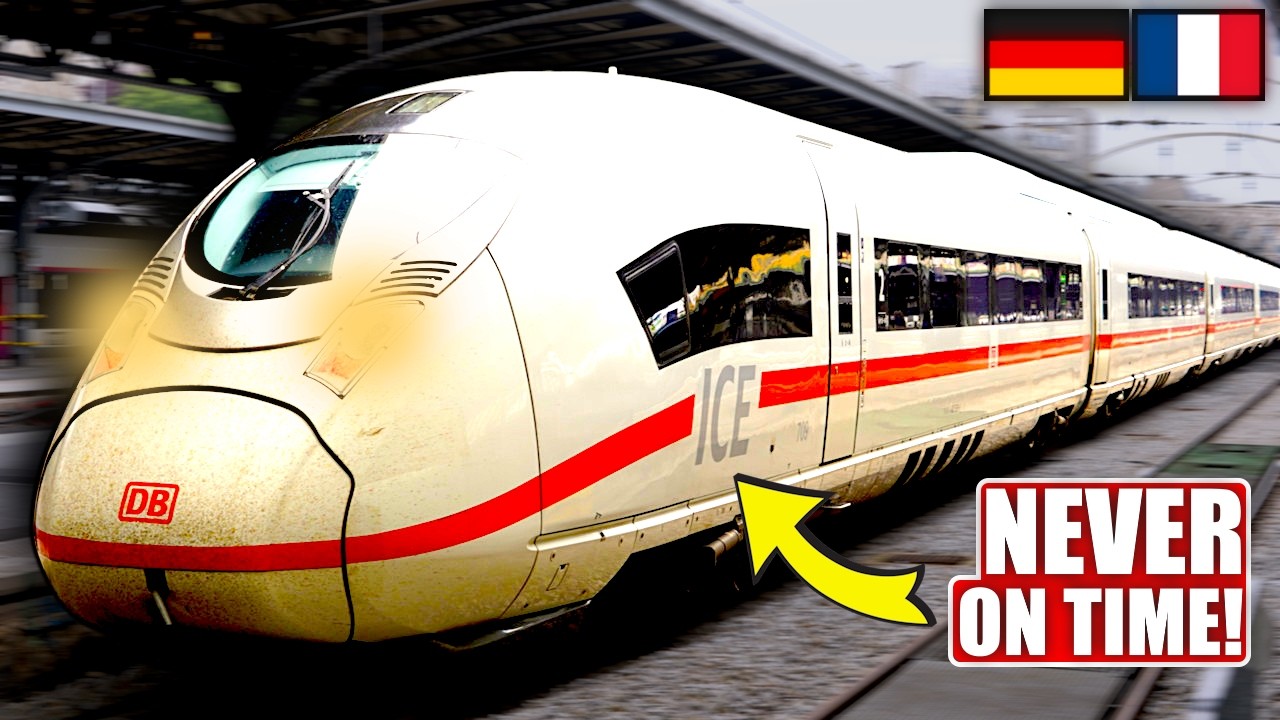 320KM/H on DB SNCF's ICE 3 Velaro D From Stuttgart to Paris