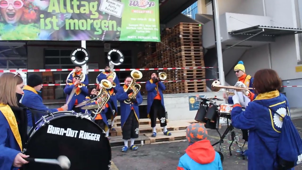 Wop-Shop Guggensause Zunzgen 2024 Burn-Out Rugger R&uuml;nenberg