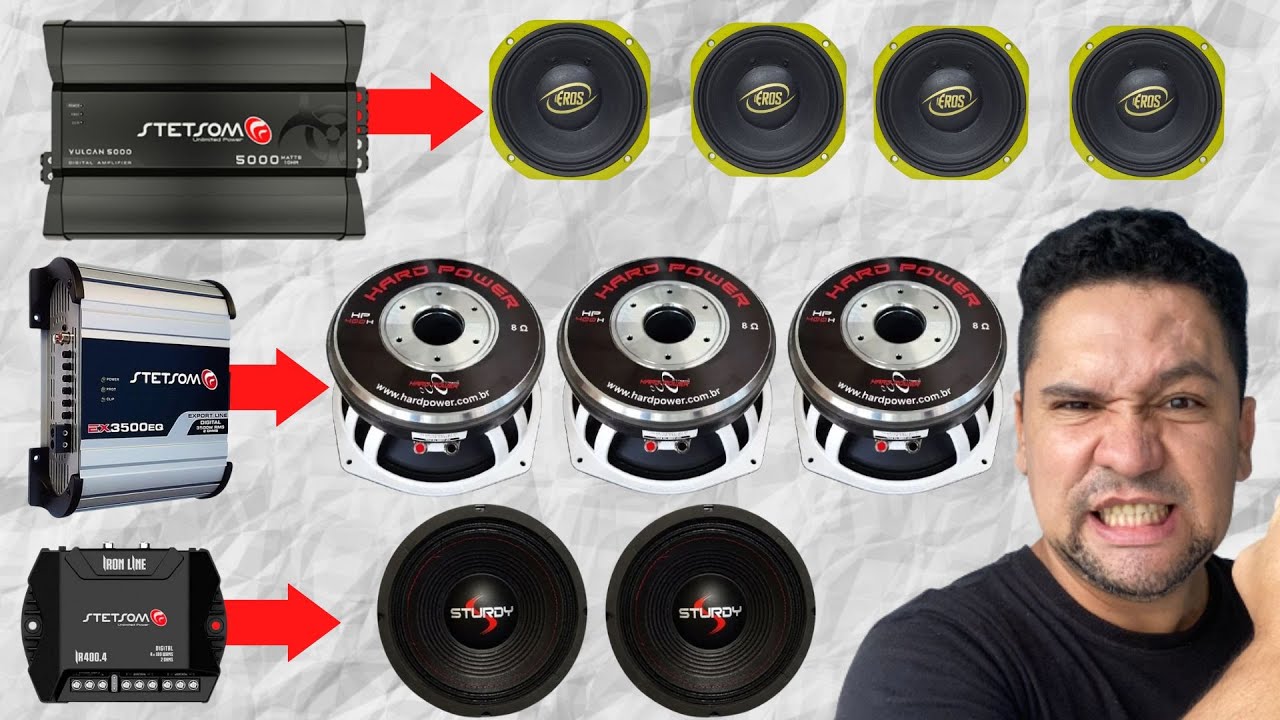 💡Qual a POT&Ecirc;NCIA APLICADA EM CADA MEDIO GRAVE - Como escolher o m&oacute;dulo certo #somautomotivo