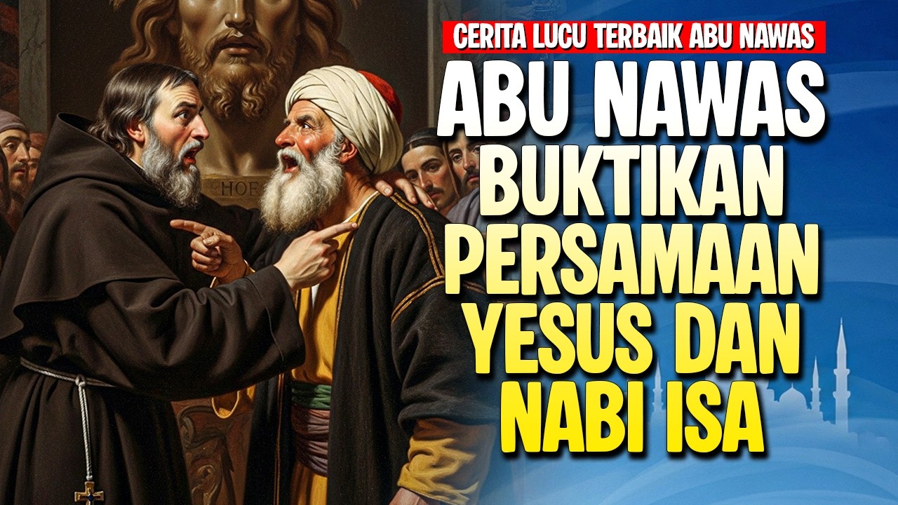 ABU NAWAS BUKTIKAN PERSAMAAN YESUS DAN NABI ISA - CERITA LUCU PENGANTAR TIDUR
