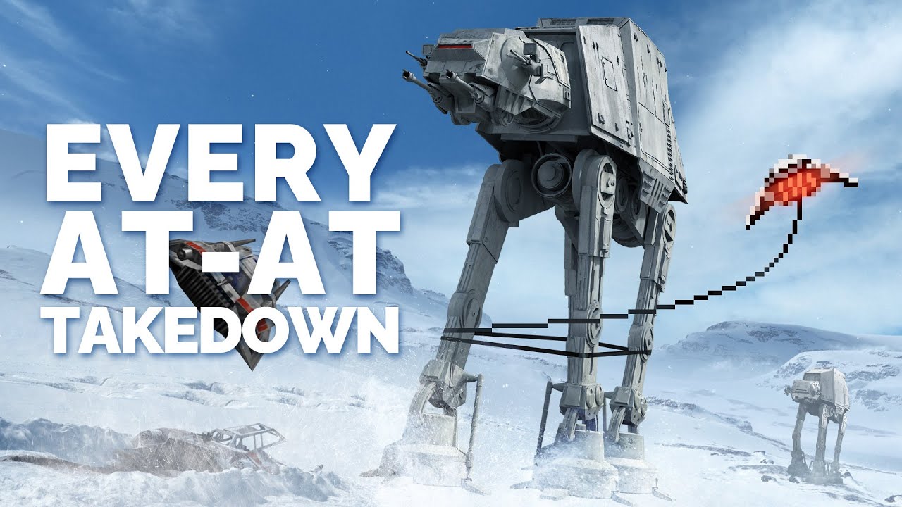 Evolution of the AT-AT Takedown in Star Wars Video Games