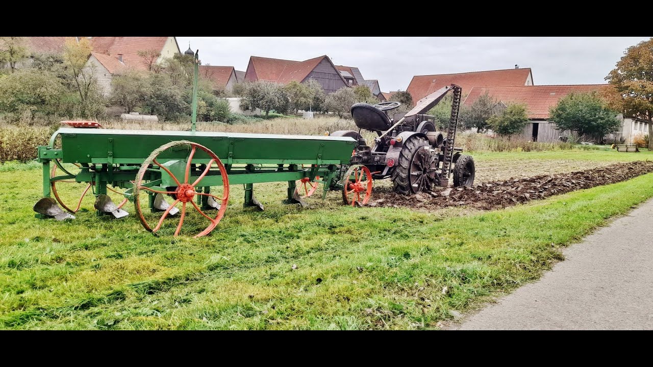 Vatter &acute;s erleben: anno 1938 # Weizen drillen # Direktsaat SELTEN # Eberhardt S&auml;pflug # 6 Scharr
