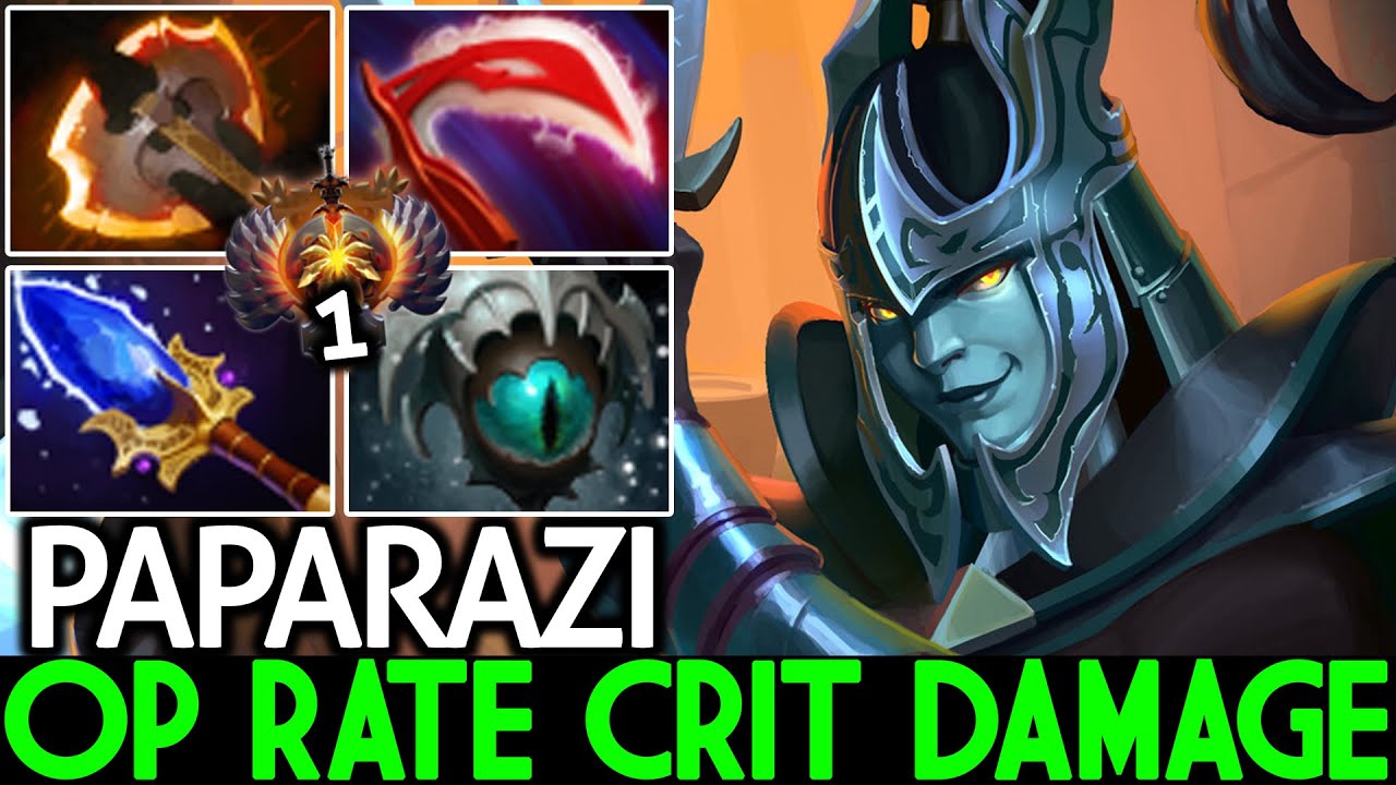 PAPARAZI [Phantom Assassin] OP Rate Crit Damage No Mercy Dota 2