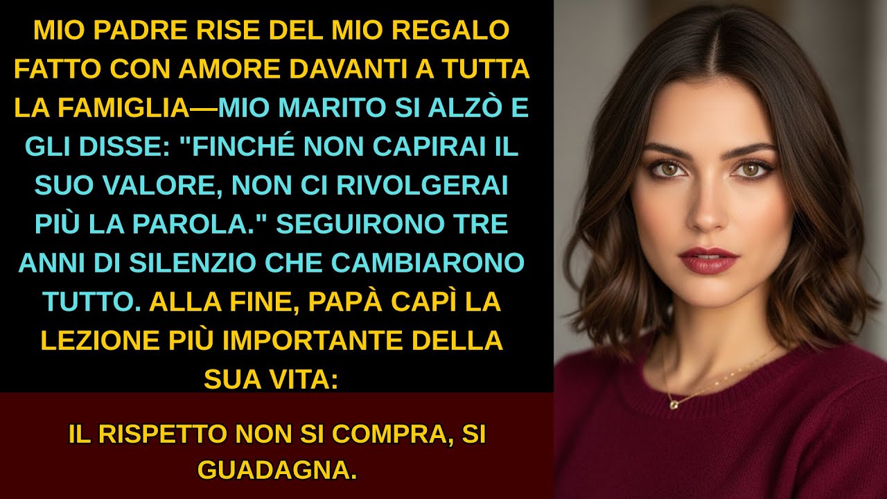 A Natale, mio padre rise del mio regalo — mio marito gli tolse la parola per tre anni