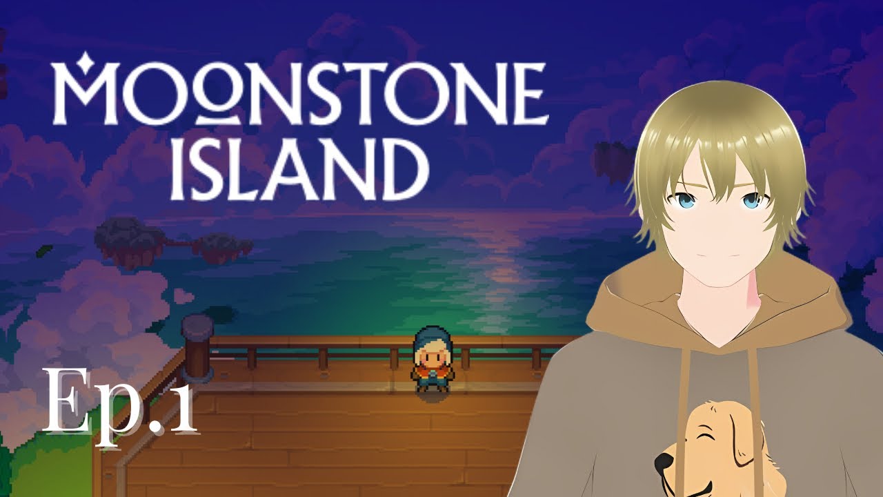 Let's Play! Moonstone Island - Super Cozy - Long Stream - Ep. 1