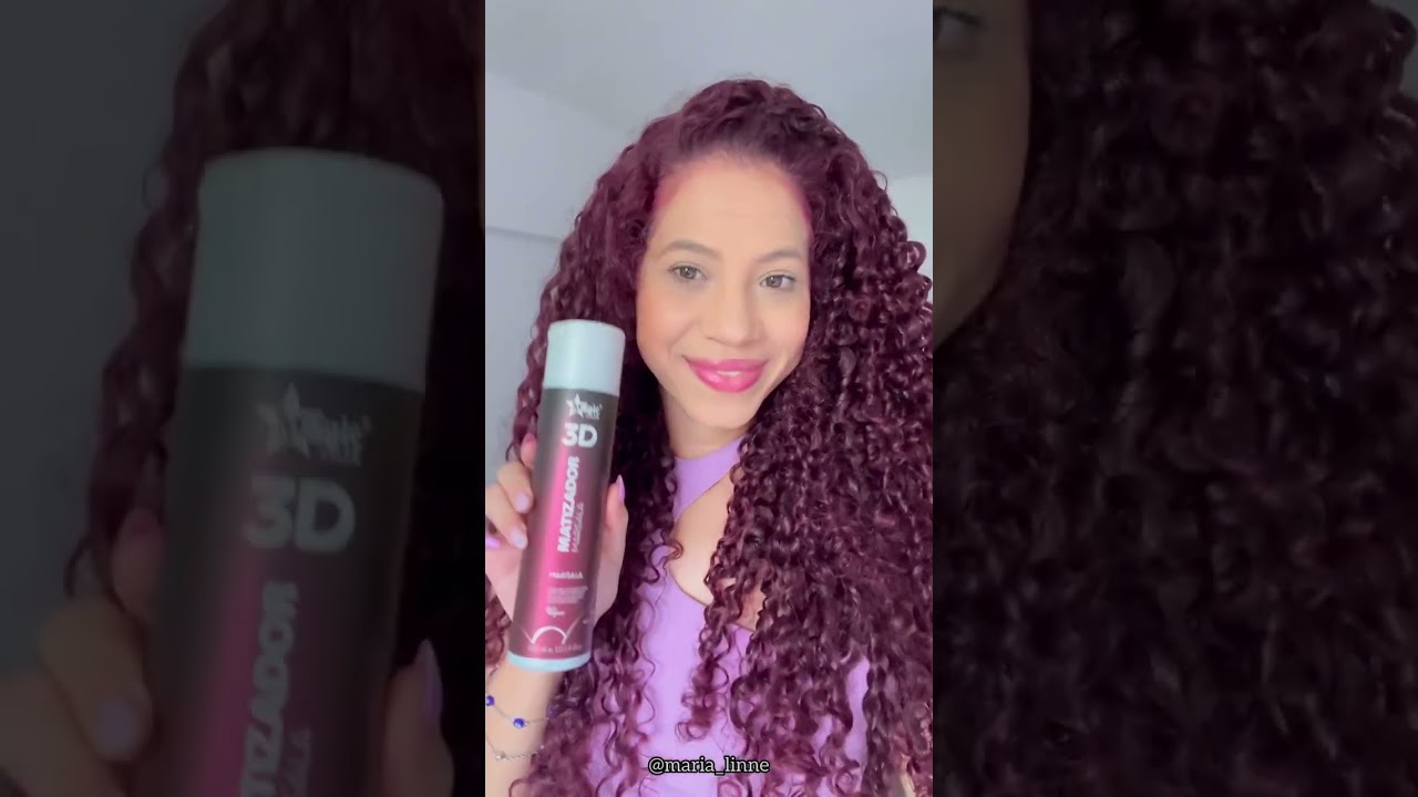 Matizador 3D Marsala! 💜 #matizador #marsala