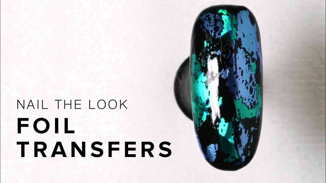 OPI Pro: How to Create Abstract Nail Art Designs with Foil Transfers