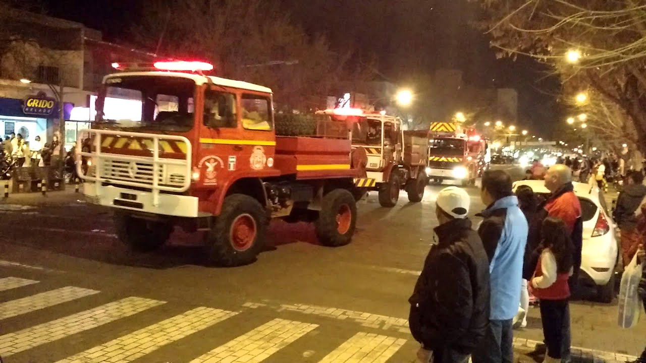 Caravana Bomberos Lujan de Cuyo
