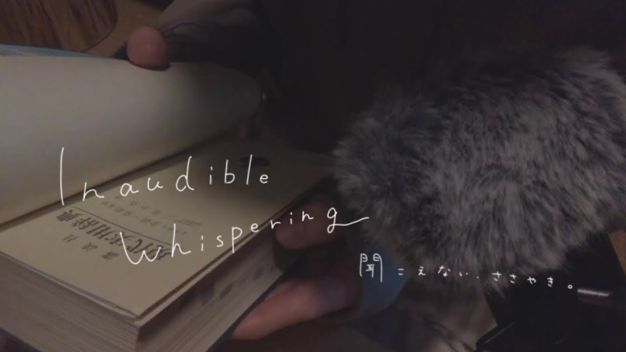 ［囁き声/ASMR］聞こえない囁きで辞書を読む / Inaudible Whispering 3hours