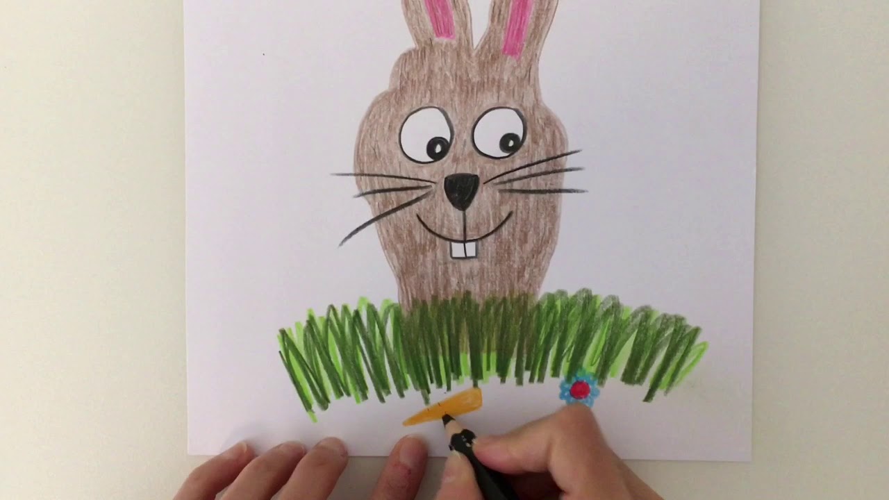 Hase aus Hand zeichnen