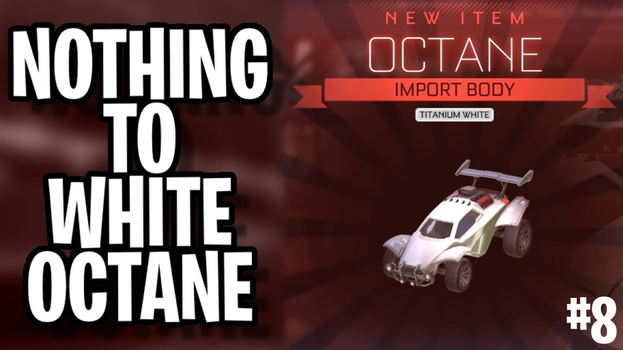 *FINALE* TRADING FROM NOTHING TO TITANIUM WHITE OCTANE! (Rocket League)