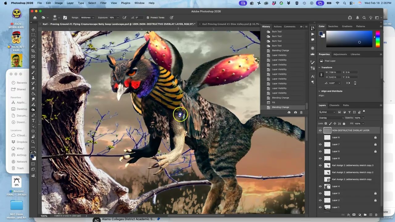 5  Using Dodge and Burn with a Nondestructive Overlay Layer
