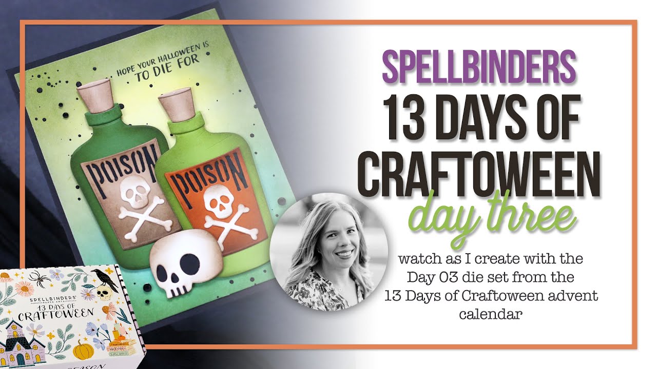 13 Days of Craftoween: Day Three Reveal & Cardmaking Process Video