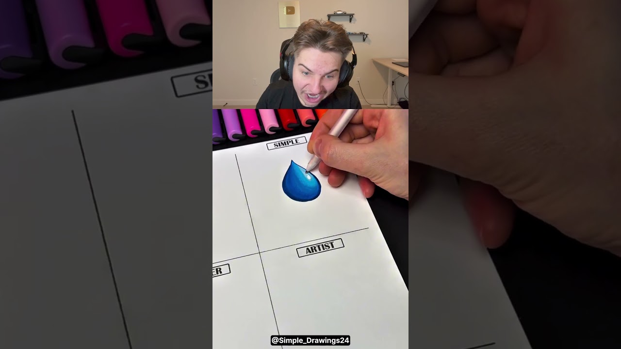 How To Draw Water Drop 😳