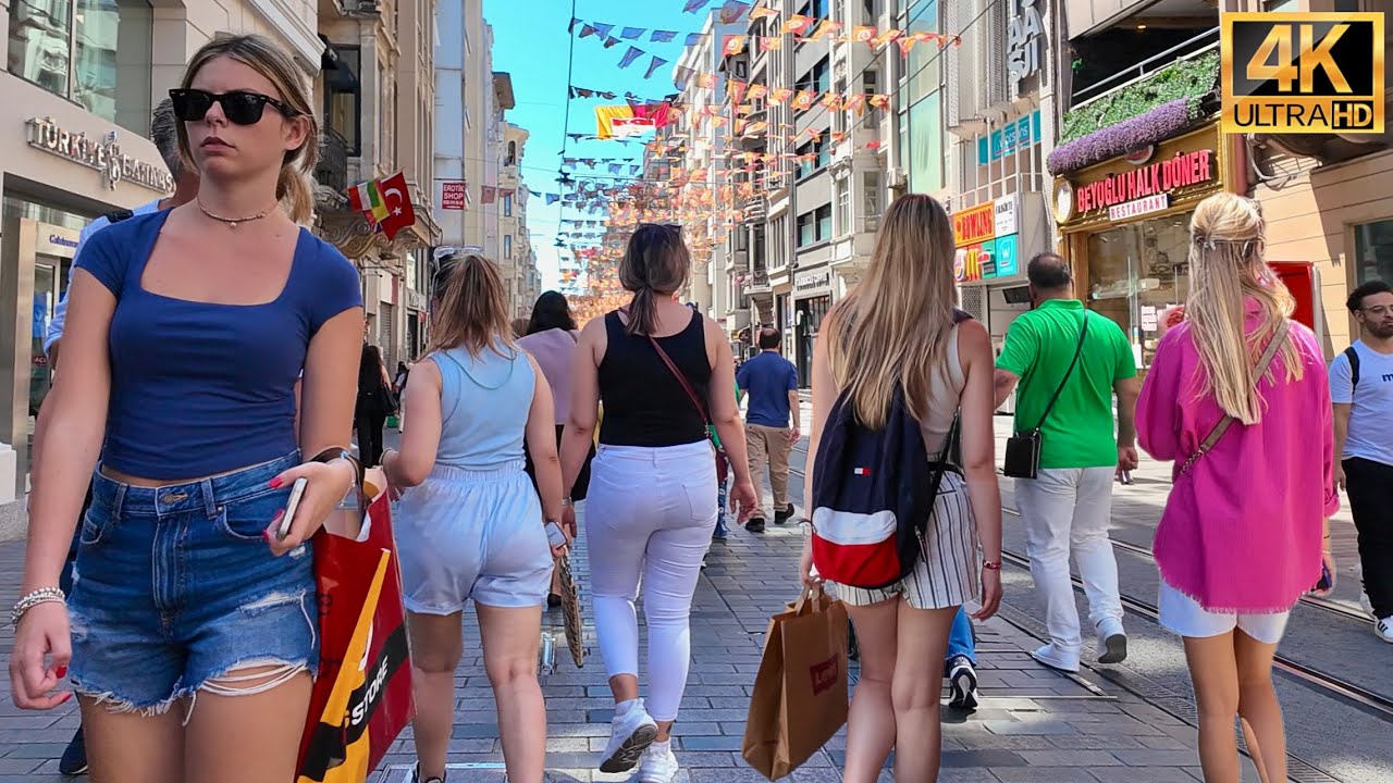 Discover Istanbul's Beyoglu A 4k Walking Tour from Taksim Square to Istiklal Street